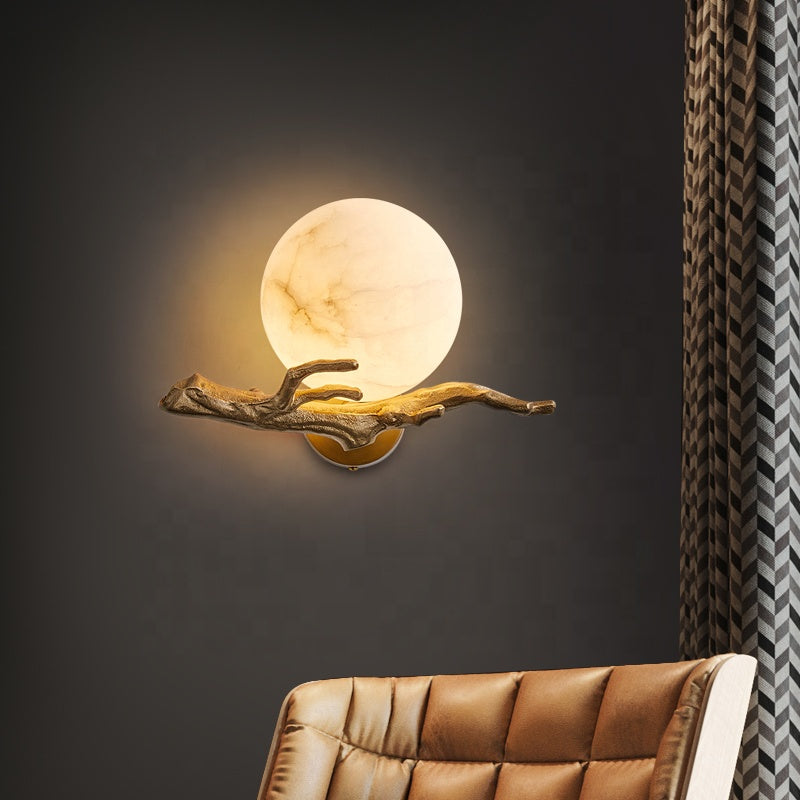 Wall Light Marble Copper - DUALIS | Serenity