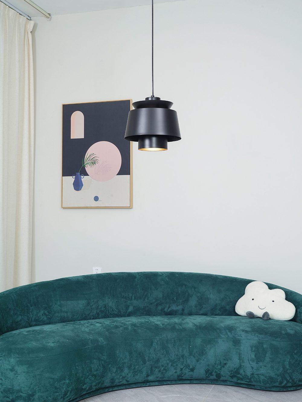 Pendant Light Black Metal - STRONX | Celestial Design
