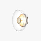 Hailie Modern Round Bowl Glass Wall Light Shades Bedroom Hallway