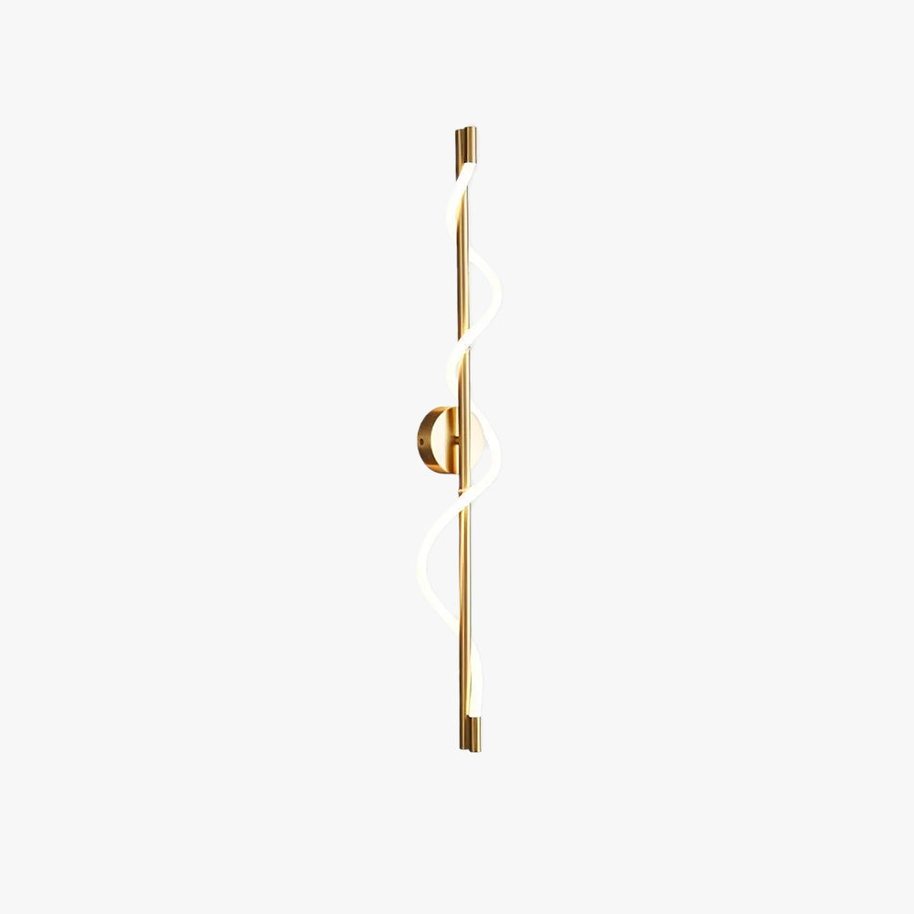 Valentina Modern Flexible Curve Metal Wall Light Living Room Bedroom