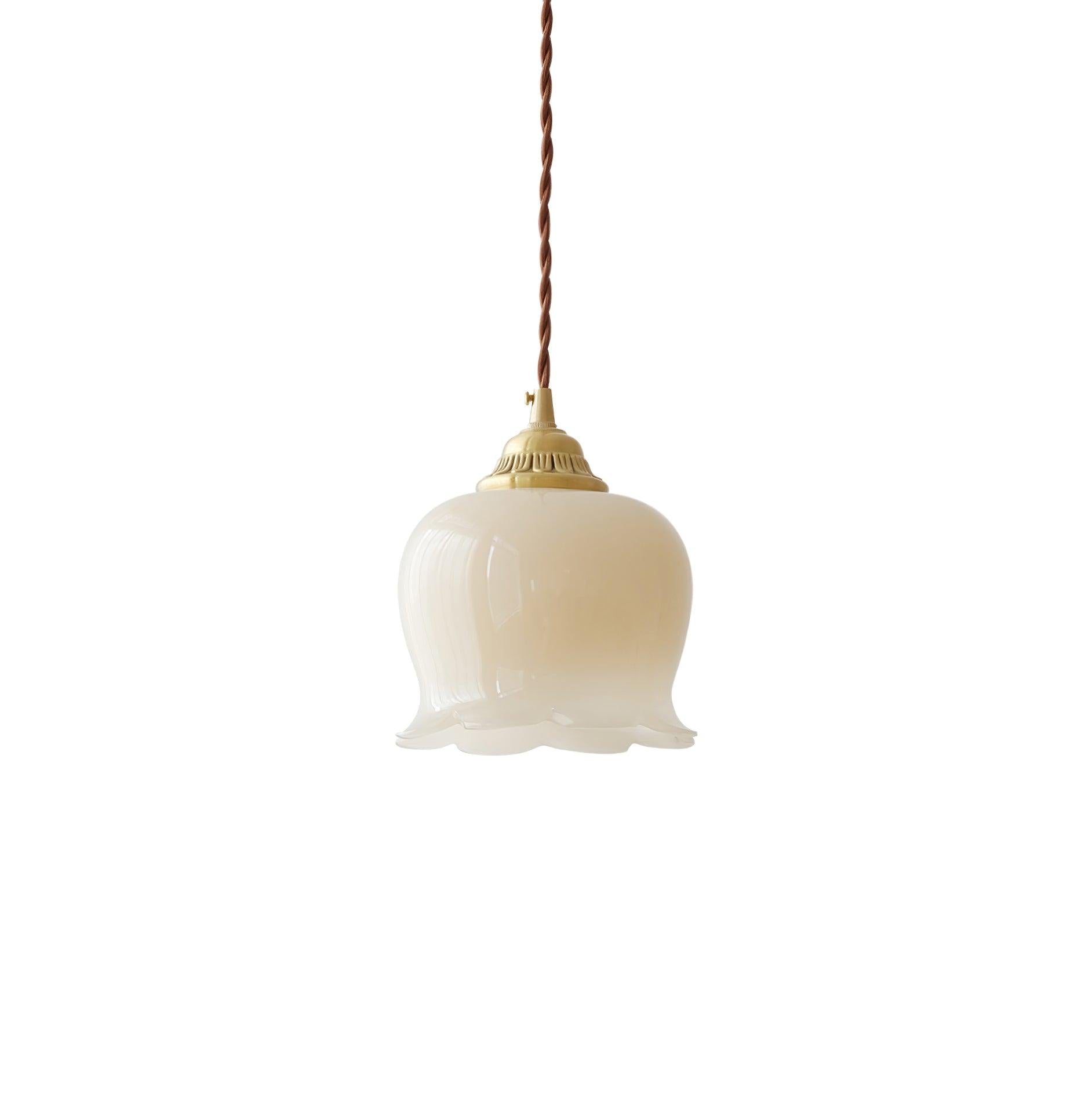 Pendant Light Brass Floral - SCEPTX | Serene Ambiance