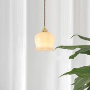 Pendant Light Brass Floral - SCEPTX | Serene Ambiance