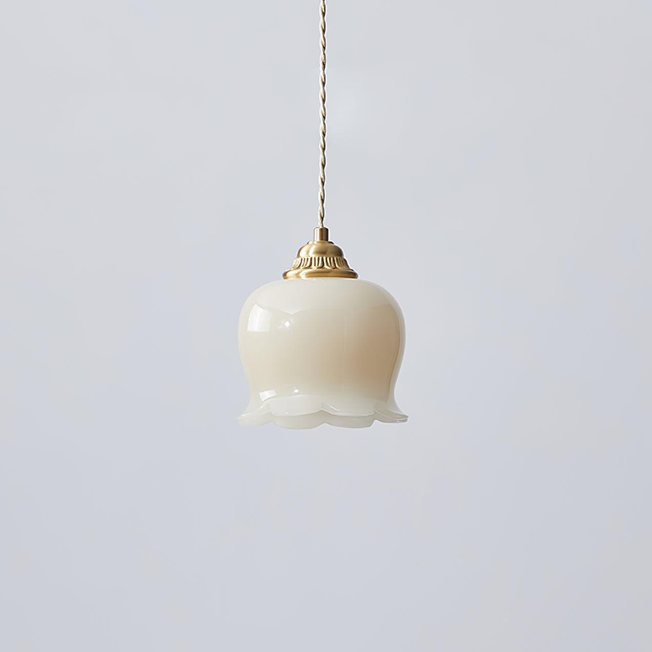Pendant Light Brass Floral - SCEPTX | Serene Ambiance