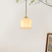 Pendant Light Brass Floral - SCEPTX | Serene Ambiance