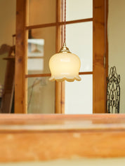 Pendant Light Brass Floral - SCEPTX | Serene Ambiance