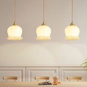 Pendant Light Brass Floral - SCEPTX | Serene Ambiance