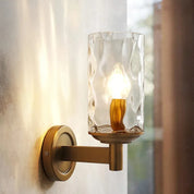 Wall Light Iron Glass - MAELIS | Vintage Charm