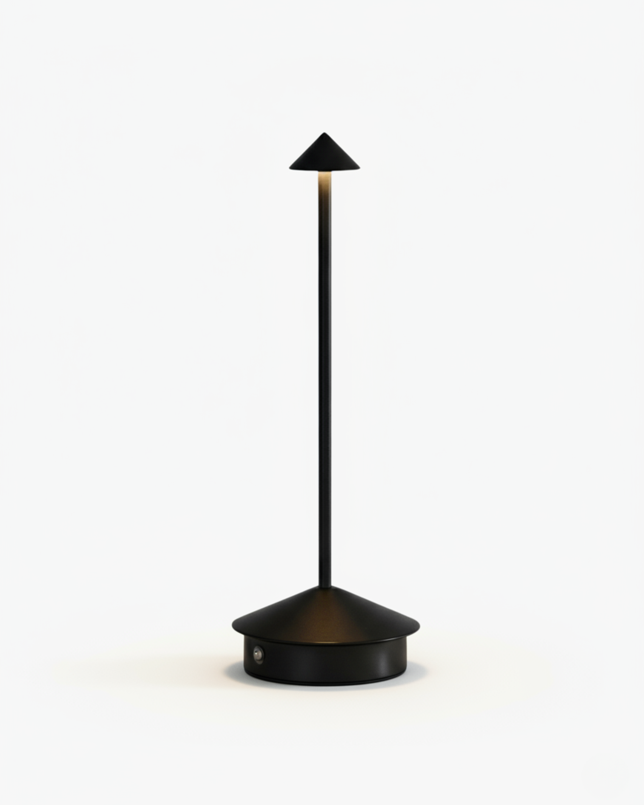 MIRO cordless designer table lamp in black — wireless rechargeable lamp | DecoHarmonie Australia