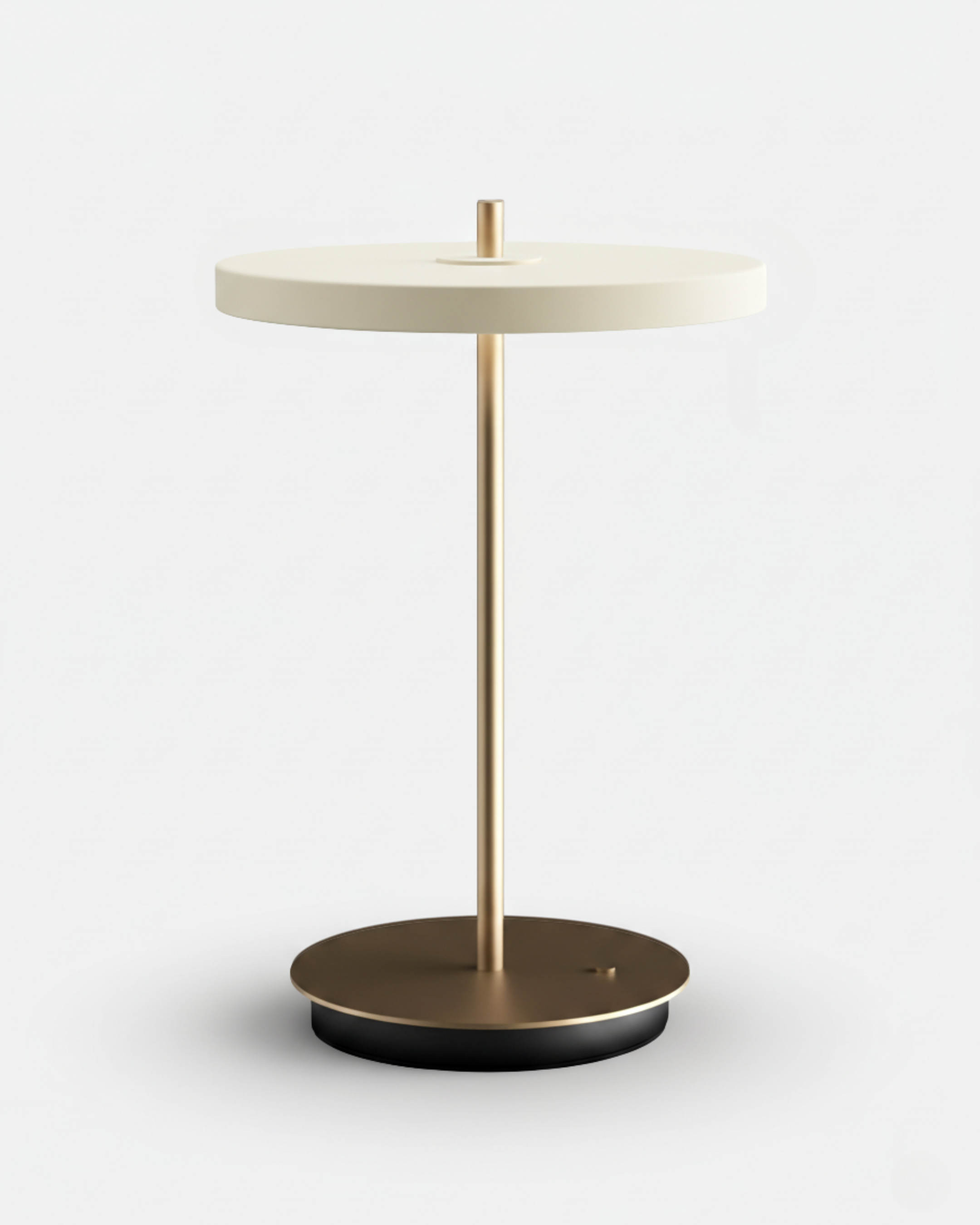 SKEN cordless designer table lamp in white — wireless rechargeable lamp | DecoHarmonie Australia