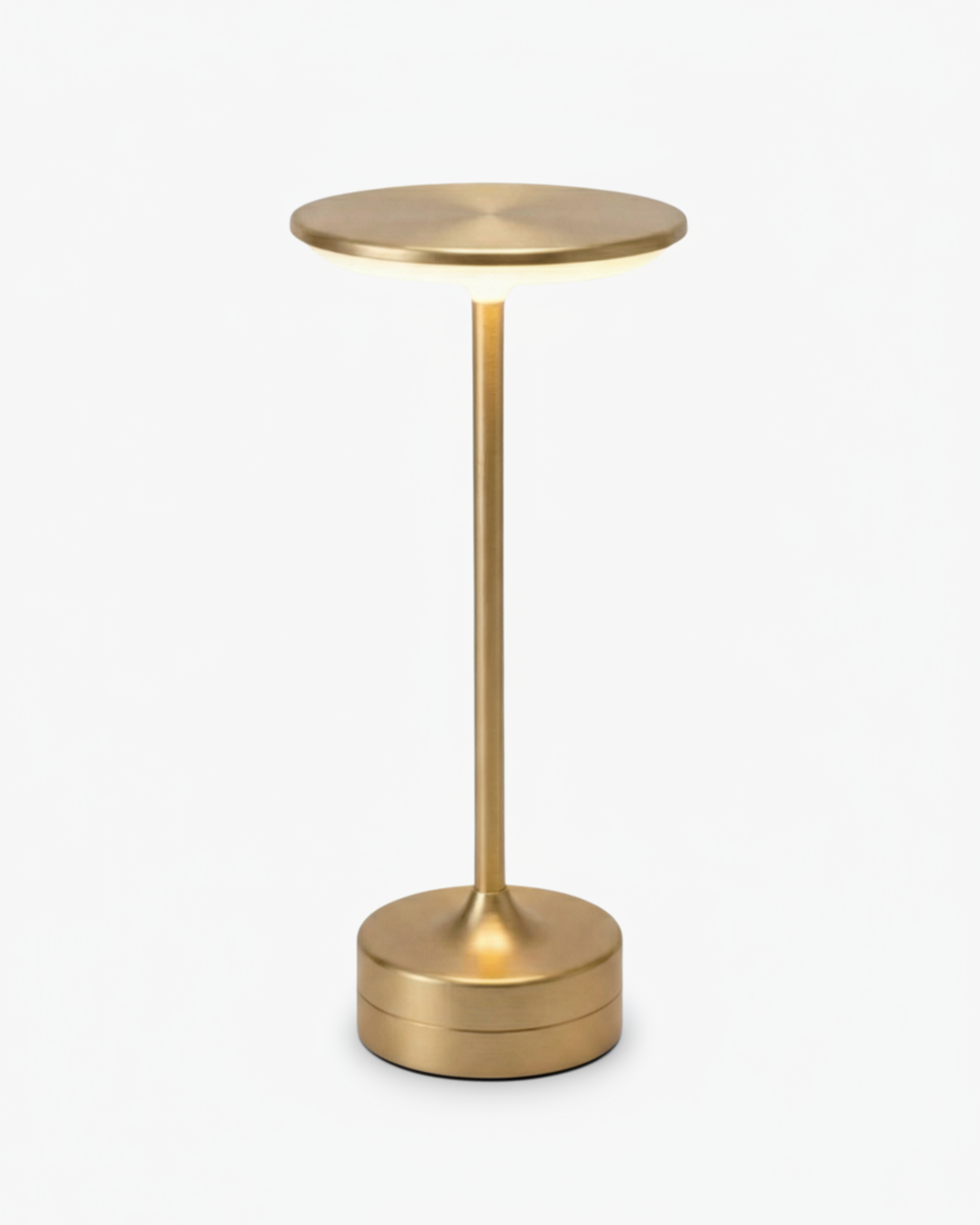 LORA cordless designer table lamp in gold — wireless rechargeable lamp | DecoHarmonie Australia
