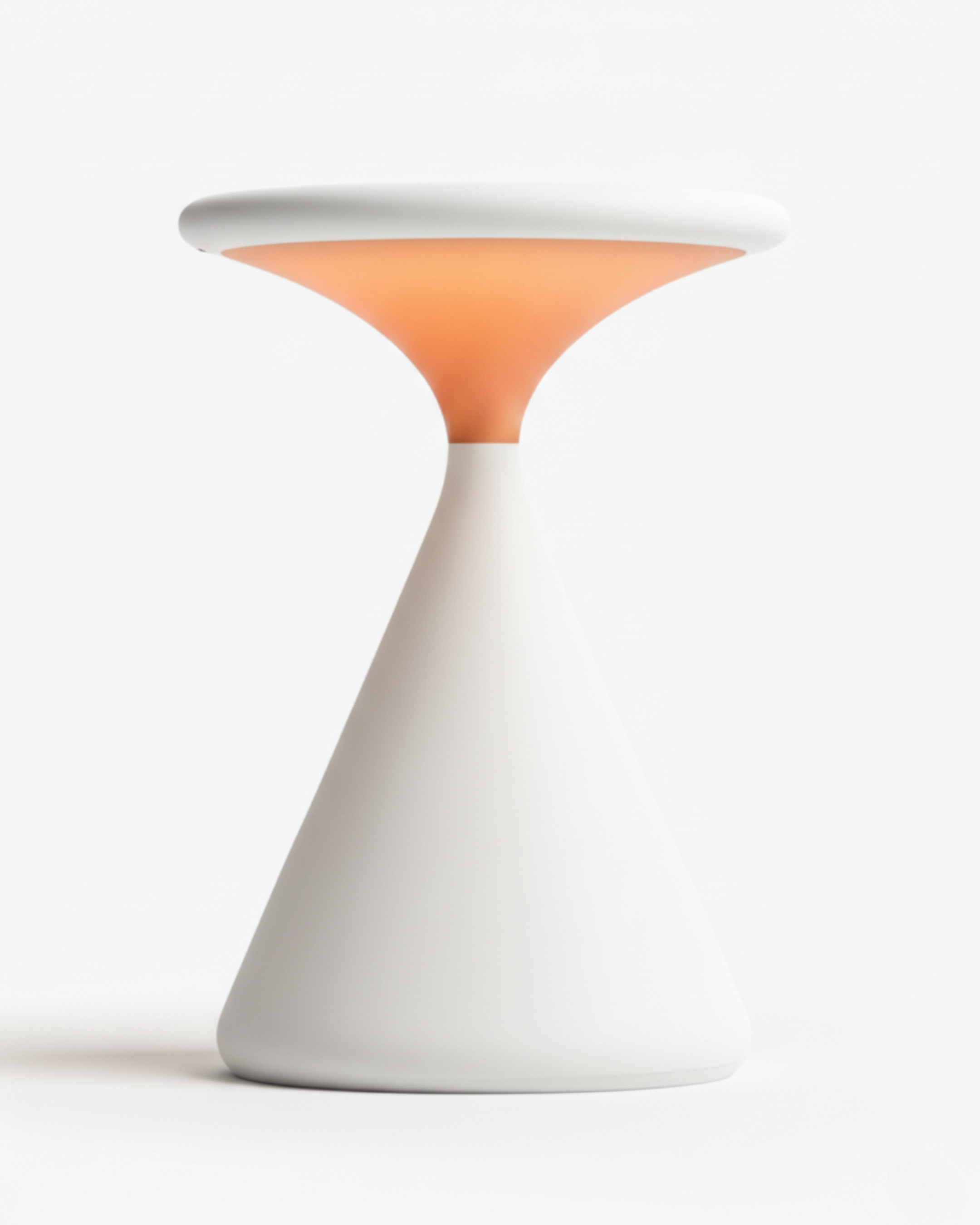 KONI cordless designer table lamp in white — wireless rechargeable lamp | DecoHarmonie Australia