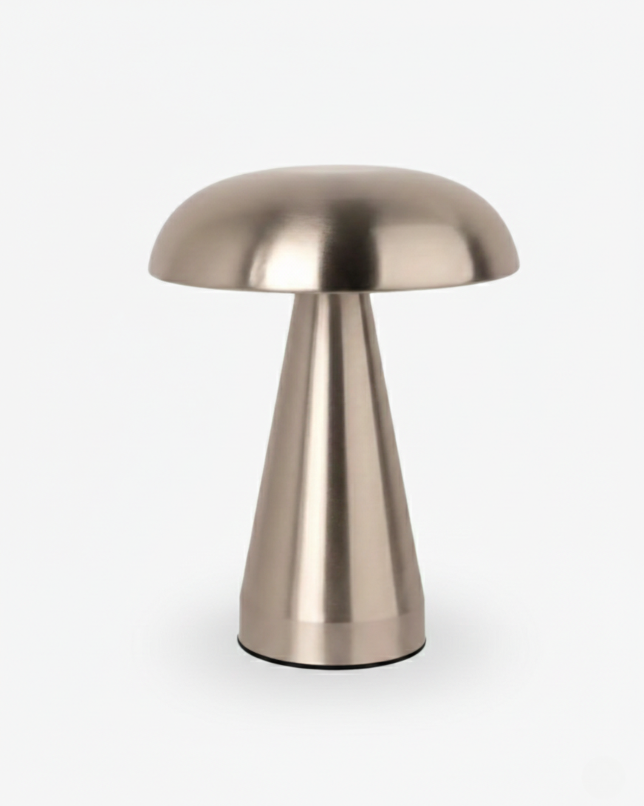 KEMI cordless designer table lamp in silver — wireless rechargeable lamp | DecoHarmonie Australia