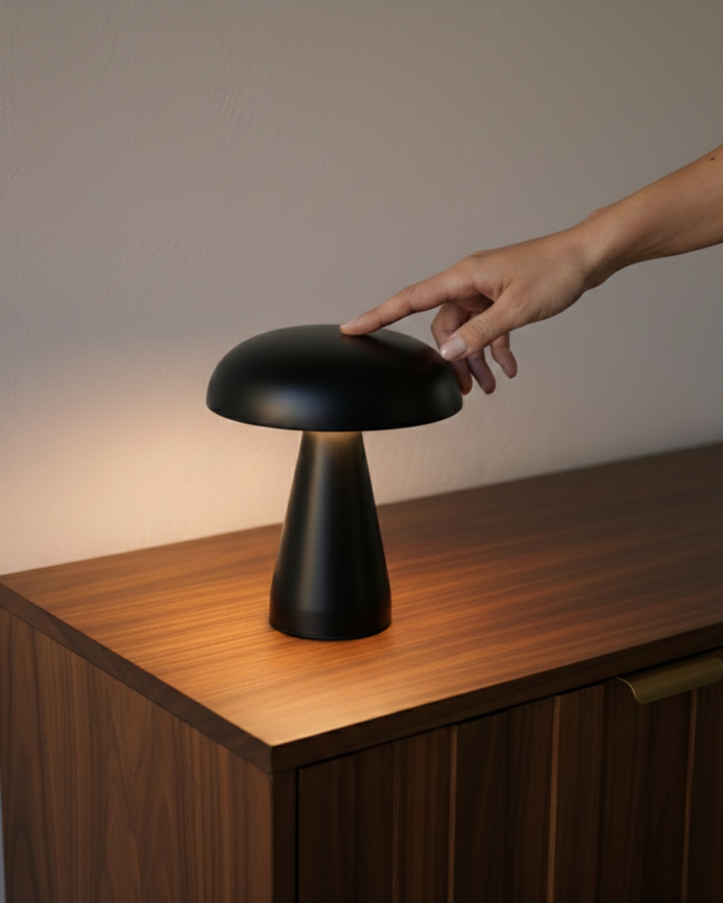 KEMI cordless designer table lamp styled in a minimalist Australian interior — DecoHarmonie