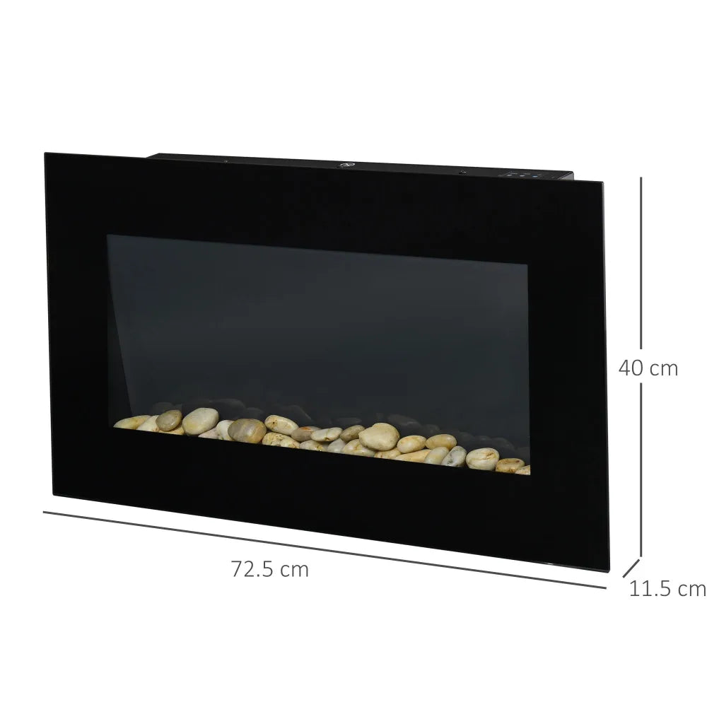 Electric Fireplace - 1000W/2000W, Black | Cozy Home Heating - Image 5