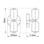 Wall Light Gold Acrylic - JADONA | Elegant Ambiance