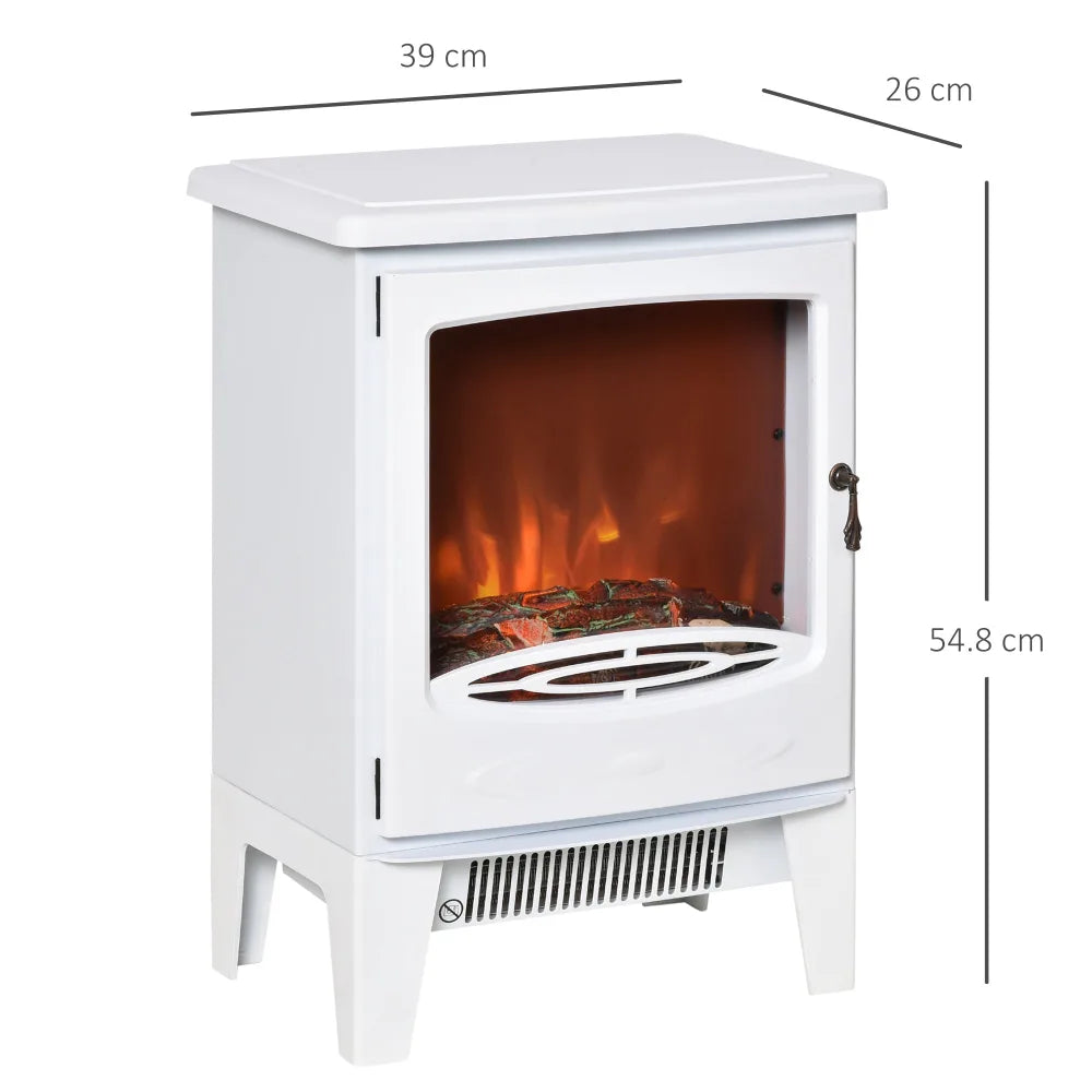 Electric Fireplace – Freestanding, Glass Door | Warmth & Ambiance - Image 5