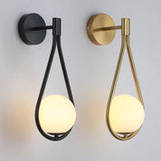 Wall Lamp Gold Black - FLORAN | Ambient Lighting