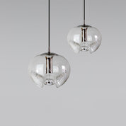 Pendant Light Silver Glass - ROBURX | Elegant Lighting