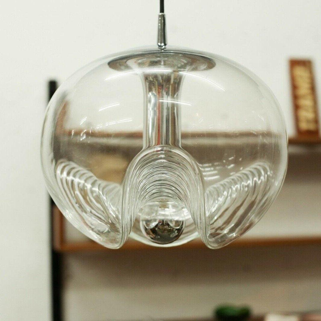 Pendant Light Silver Glass - ROBURX | Elegant Lighting