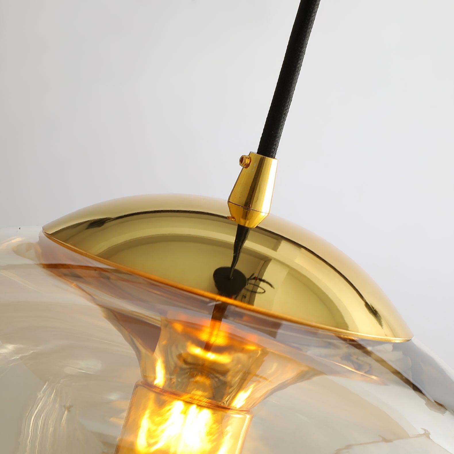 Pendant Light Silver Glass - ROBURX | Elegant Lighting