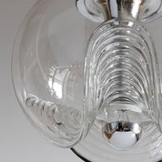 Pendant Light Silver Glass - ROBURX | Elegant Lighting