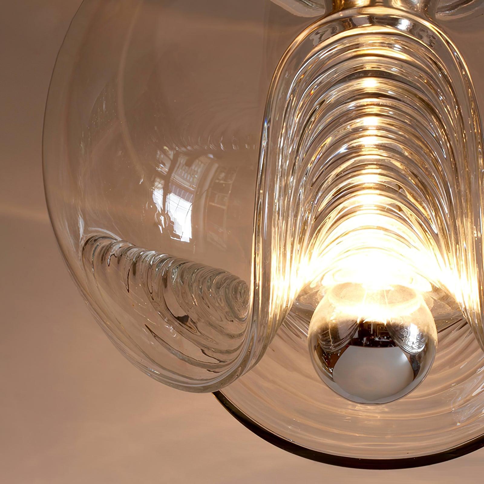 Pendant Light Silver Glass - ROBURX | Elegant Lighting