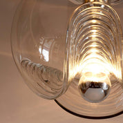 Pendant Light Silver Glass - ROBURX | Elegant Lighting