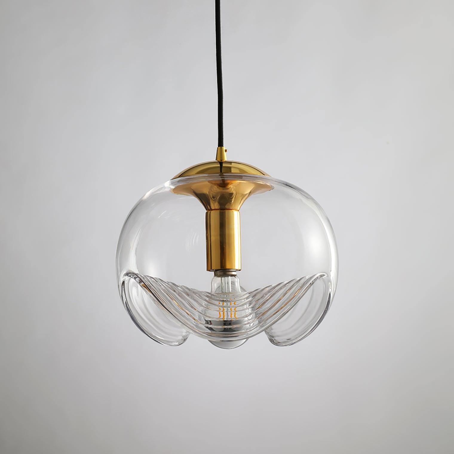 Pendant Light Silver Glass - ROBURX | Elegant Lighting