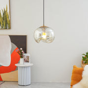 Pendant Light Silver Glass - ROBURX | Elegant Lighting