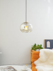 Pendant Light Silver Glass - ROBURX | Elegant Lighting