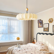 Pendant Light Beige Fabric - Winnie Veil | Serene Lighting