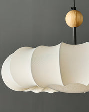 Pendant Light Beige Fabric - Winnie Veil | Serene Lighting