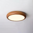 Ozawa Modern Minimalism Round Wood Ceiling Lamp Bedroom  Dining Room