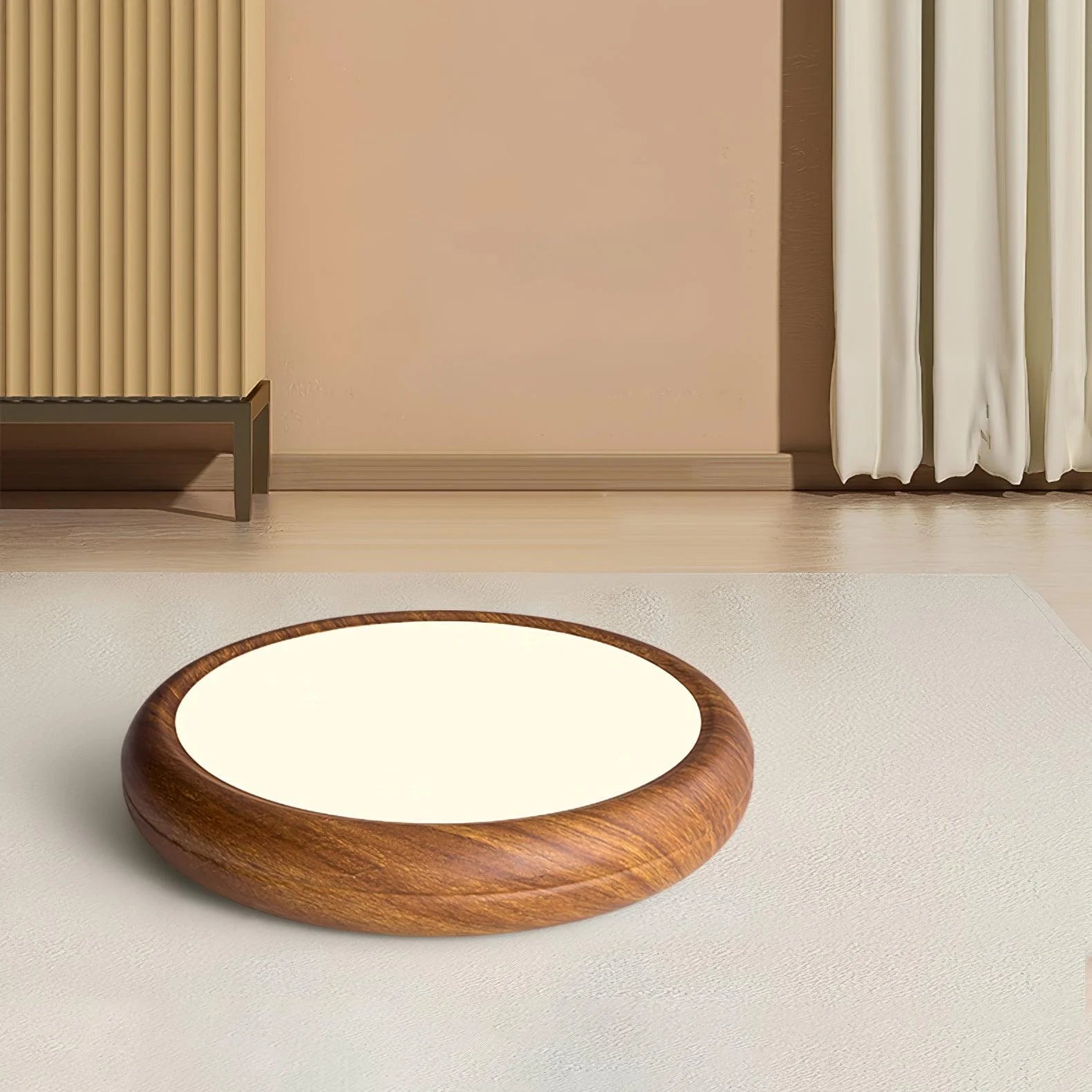 Ozawa Moderne Minimalisme Rond Bois Plafonnier Chambre Salle ?? Manger