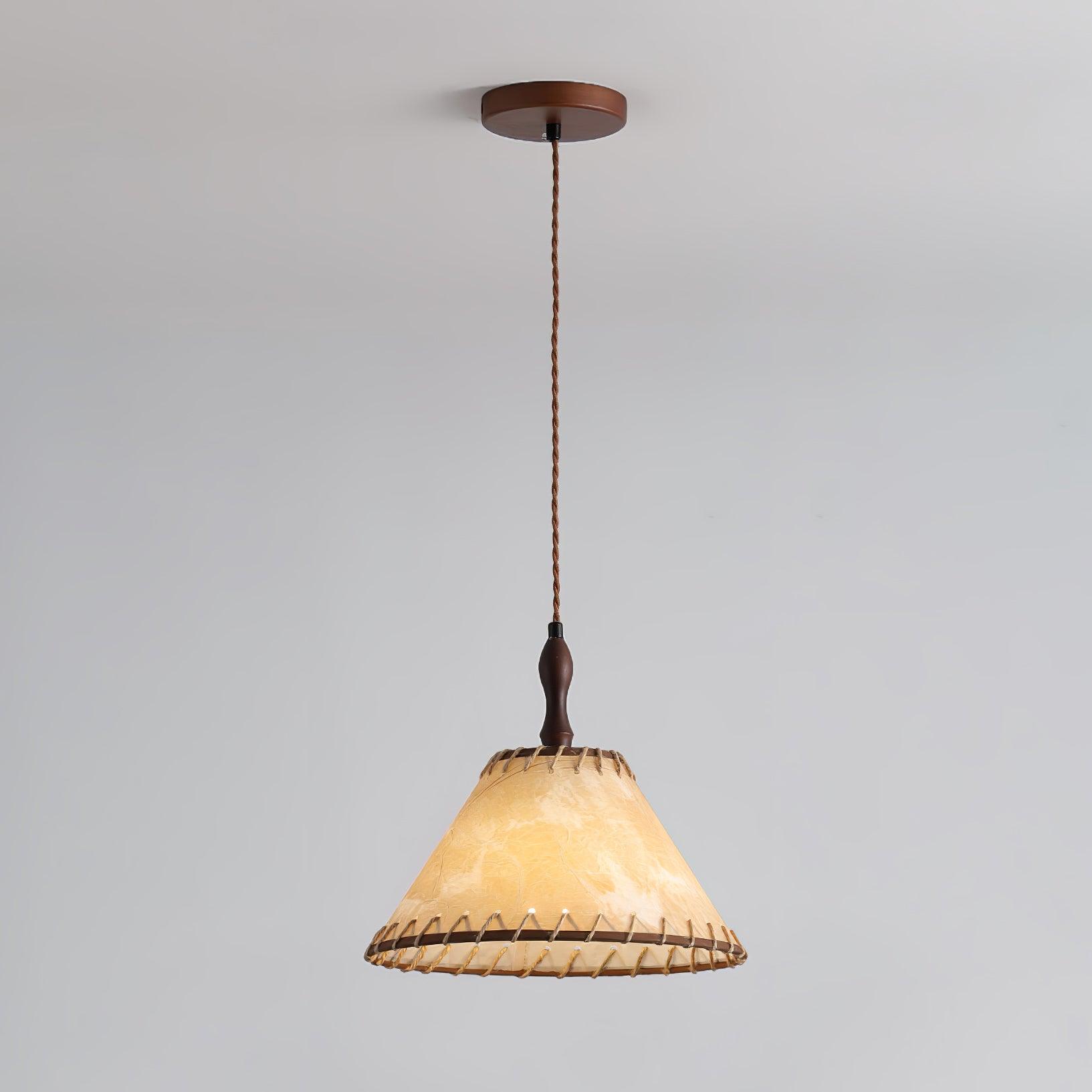 Pendant Light Walnut Wood - RETINA | Serene Ambiance