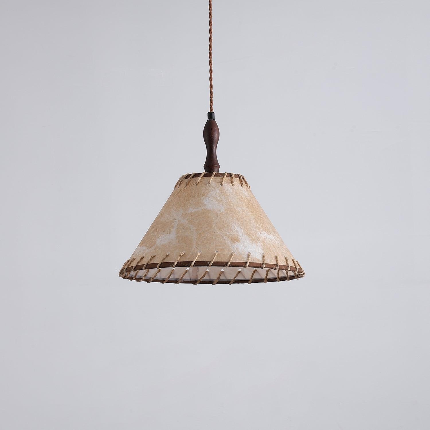 Pendant Light Walnut Wood - RETINA | Serene Ambiance