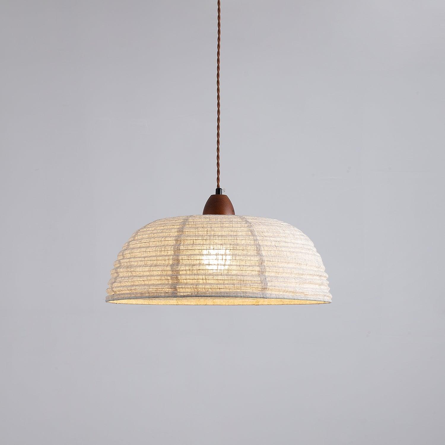 Pendant Light Walnut Wood - RETINA | Serene Ambiance
