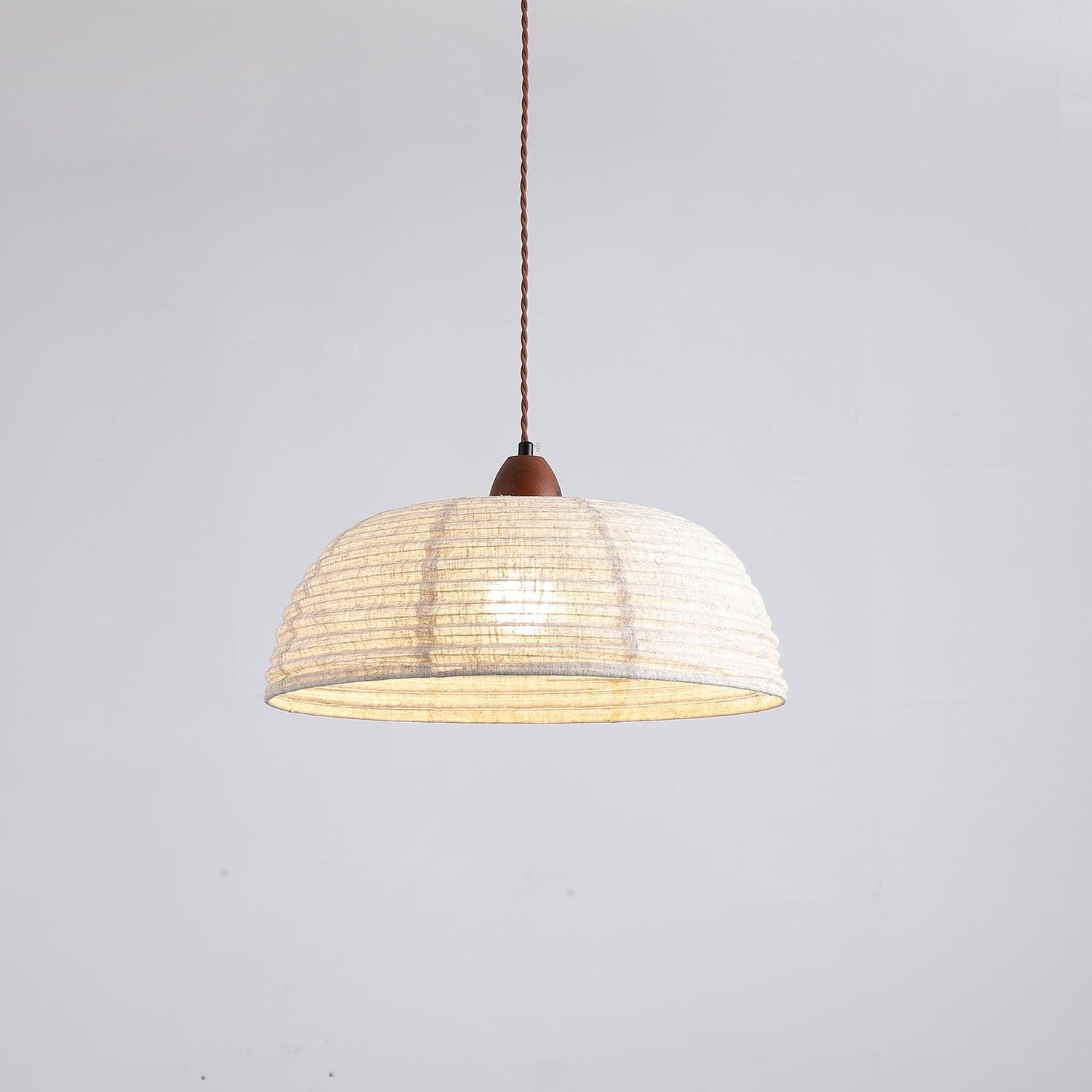Pendant Light Walnut Wood - RETINA | Serene Ambiance