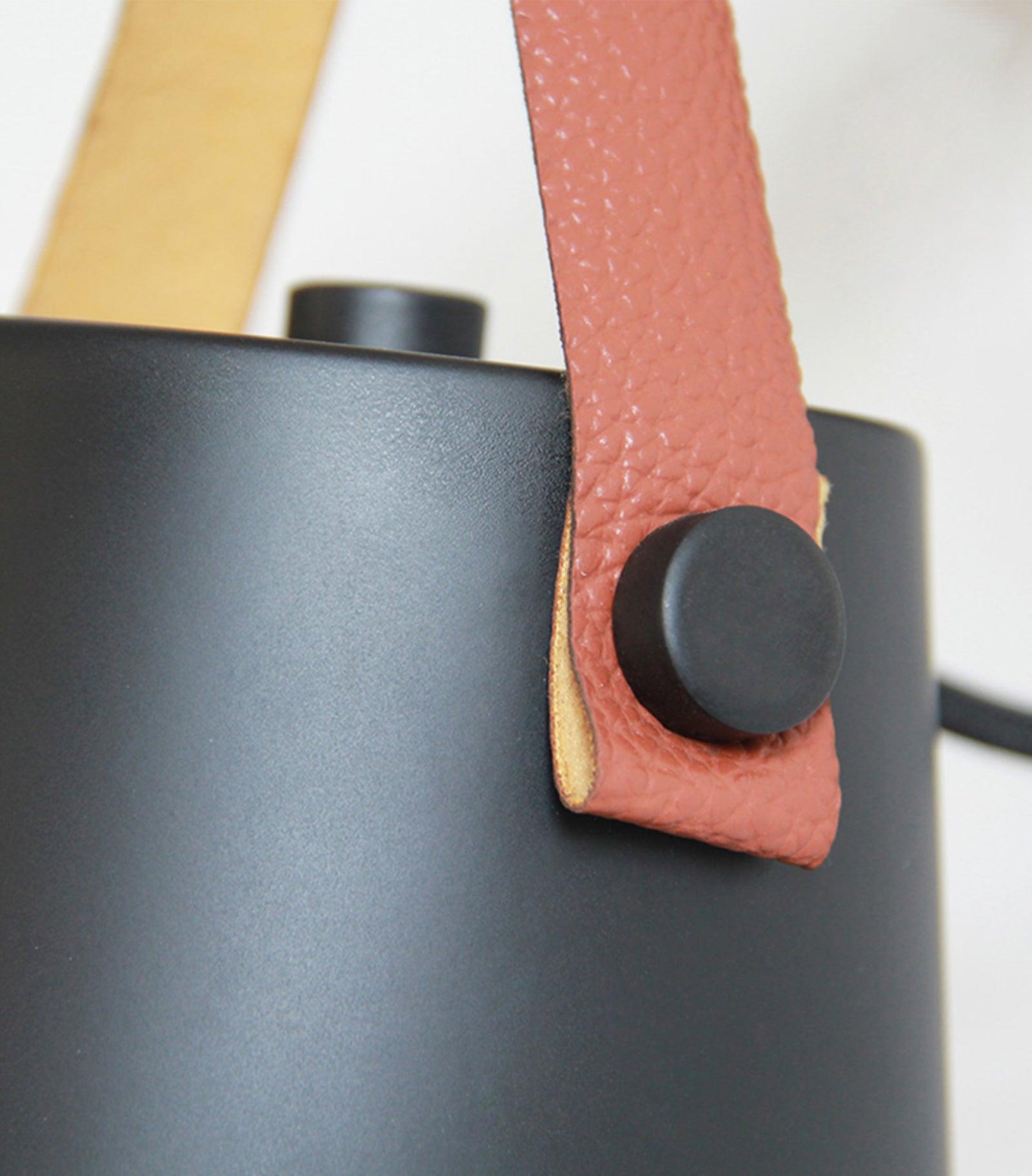 Wall Light Wood Leather - LYRAX | Elegant Lighting