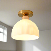 Ceiling Light Brass Glass - CYGNUS | Elegant Lighting