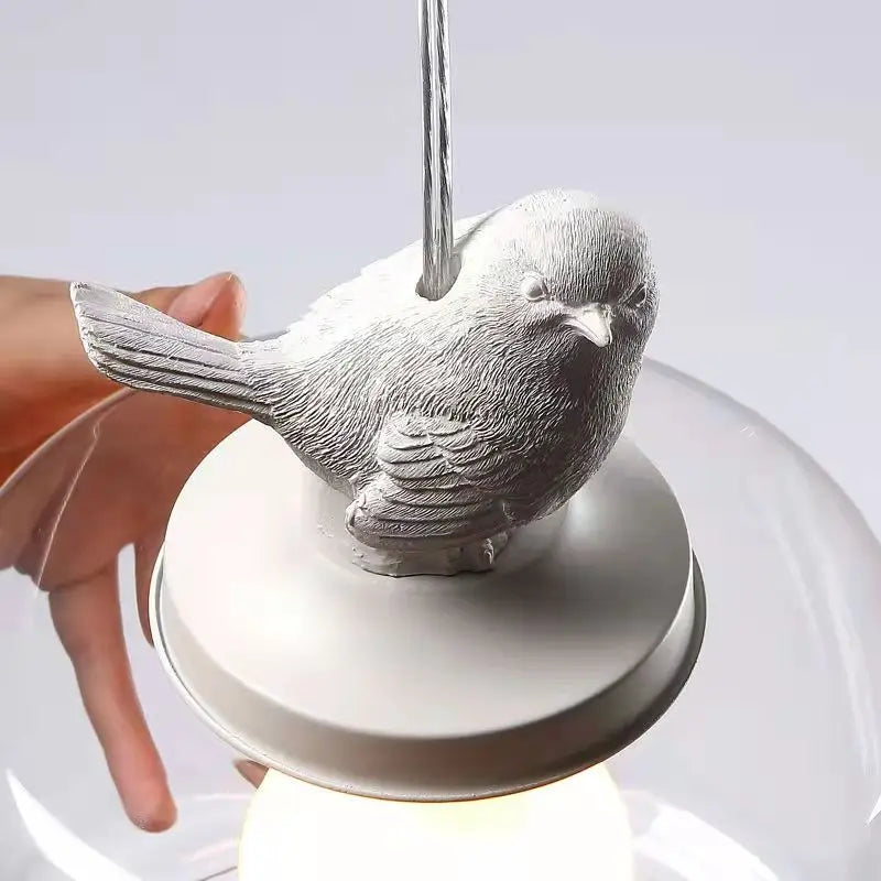 Pendant Light Bird Design Glass - NEOSXA | Ambient Glow