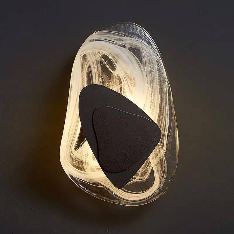 Wall Light Gold Glass - LUNARA | Elegant Lighting