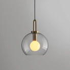 Hailie Modern Round Glass Pendant Light Bedroom Hallway Living Room