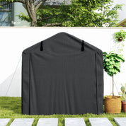 Octagonal Garden Gazebo, 8-Sided, 6.8×5 m, White Heavy Duty Metal Frame Outdoor Marquee Party & Wedding Canopy