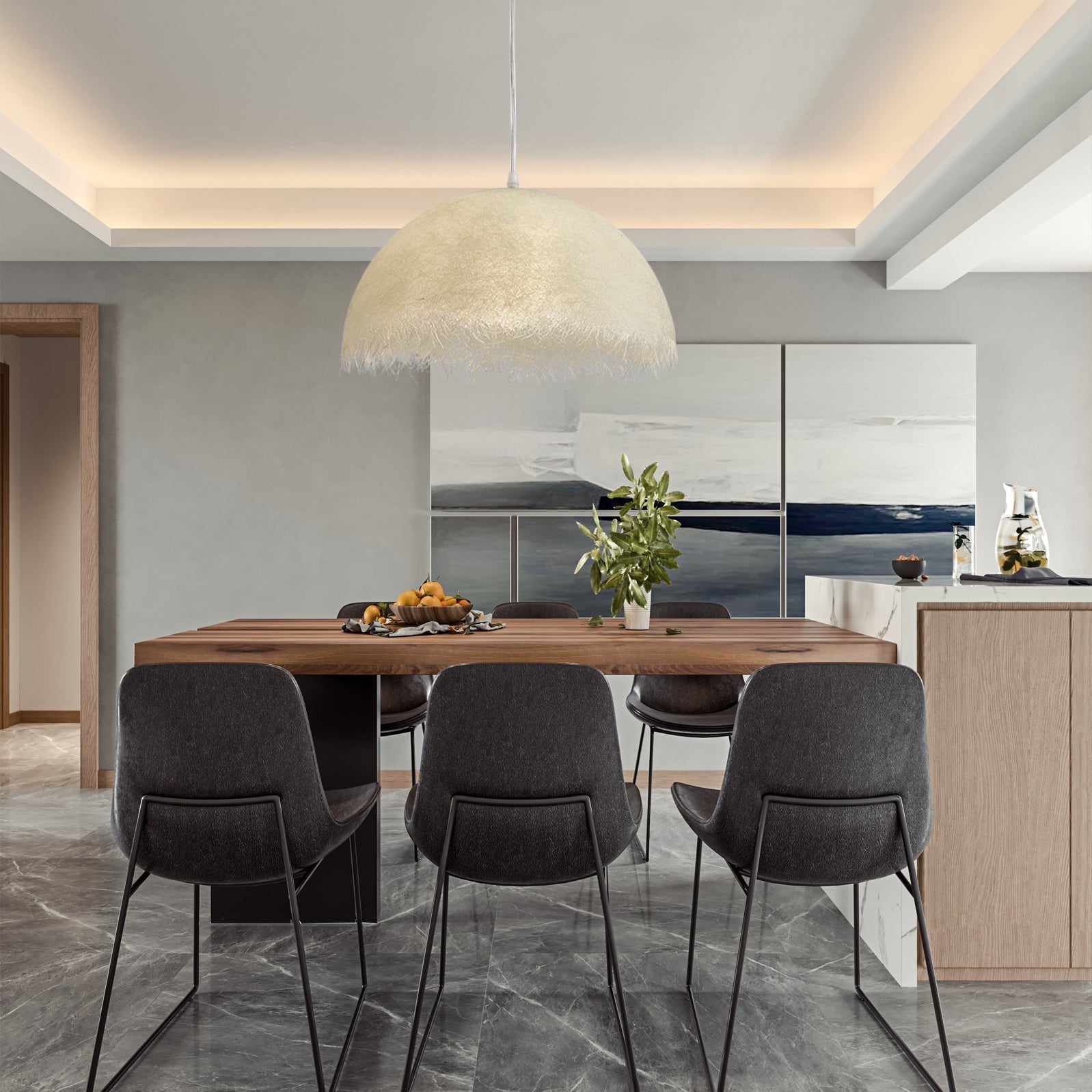 Pendant Light Epoxy Resin Metal - REPLIX | Modern Artistry