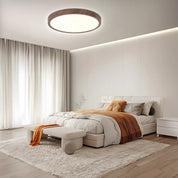 Ceiling Light Walnut Ultra-Thin - AURIGA | Modern Elegance
