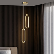 Pendant Light Gold Brass LED - IOVEXA | Luxe Lighting