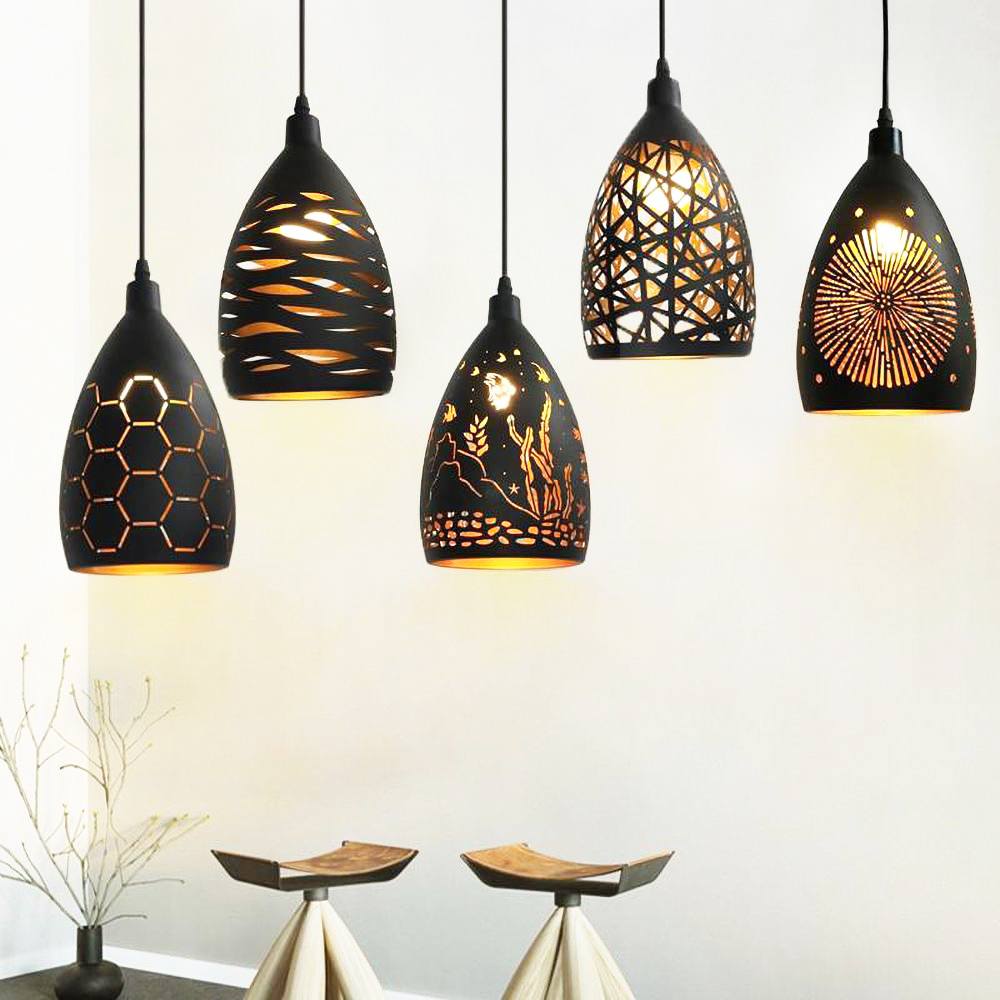Pendant Light Metal Lantern - NEMSIX | Vintage Charm