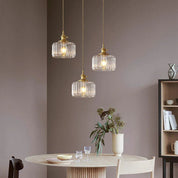Pendant Light Green Glass - SAIPHX | Vintage Elegance