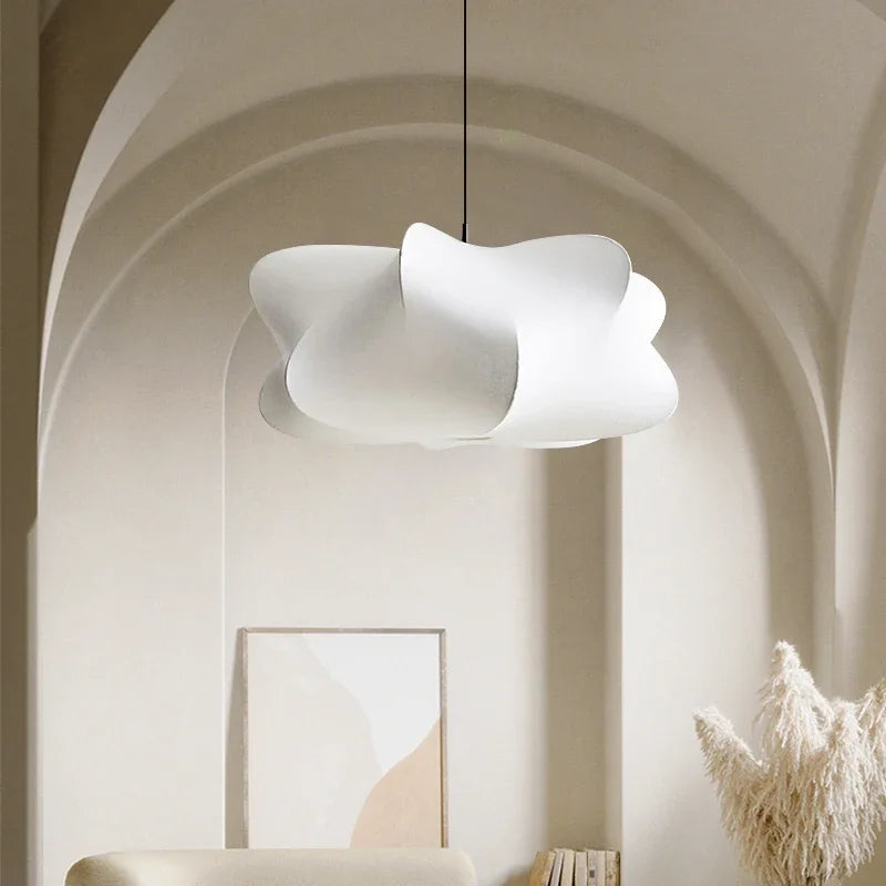 Pendant Light Silk & Iron - RONDEL | Serene Lighting